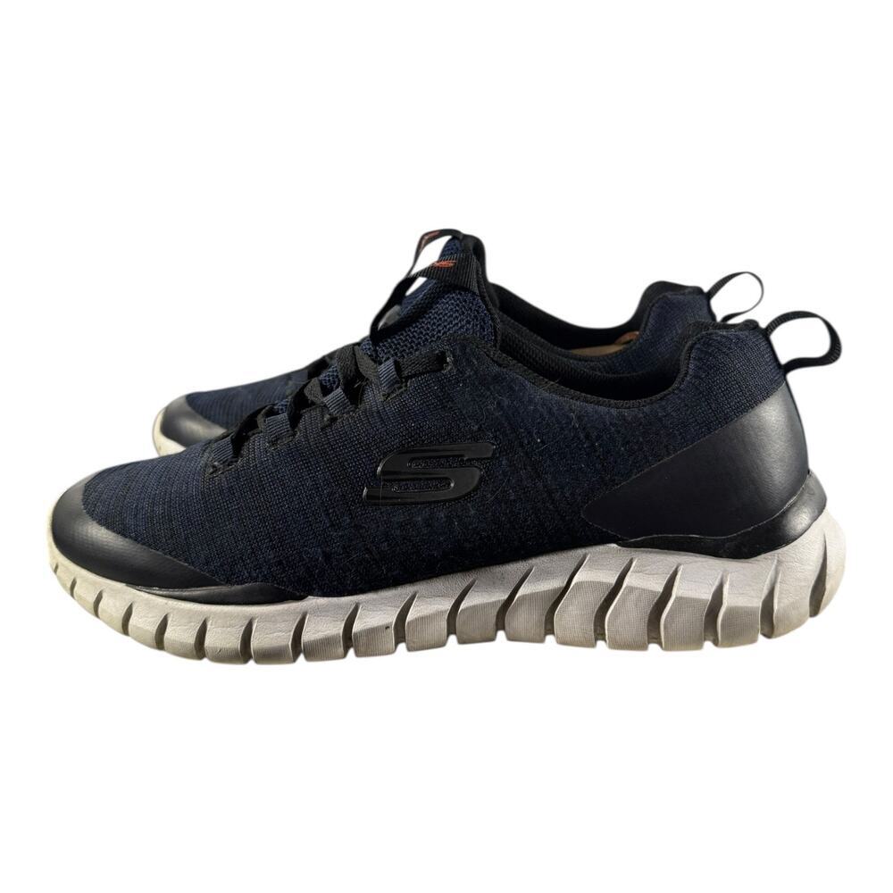 SKECHERS Overhaul Darosa Nylon Mesh Shoes Men Sneakers Size 10.5 Navy Blue - Picture 6 of 9